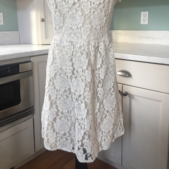 COPY - American Eagle Outfitters Ivory Lace Dress - Picture 3 of 8